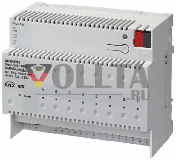 Siemens 5WG1263-1EB01 N263E01 Двоичное устройство ввода 8 Входов AC/DC 12-230V