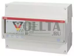 ABB Stotz-Kontakt A44 111-100 , A44 111-100 трансформаторный счетчик стальной, 3 фазы, трансформаторное подключение 6A , 2CMA170533R1000