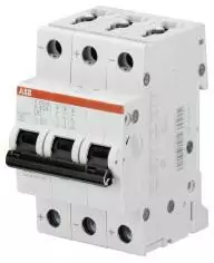 ABB Stotz-Kontakt S203M-Z16UC, автоматический выключатель Z-Char., 10 кА, 16 А, 3P, 2CDS273061R0468