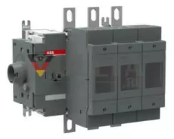 ABB Stotz-Kontakt OS200DS03, выключатель нагрузки для предохранителя, 3-полюсный, 200 А без ручки, боковое срабатывание, 1SCA022871R0720