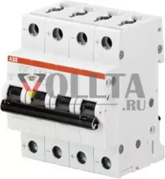 Автоматический выключатель ABB Stotz-Kontakt S204MT-K0,3UC K0,3A 4-полюсный 10кА, 2CDS274065R0117