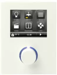 Siemens 5WG1204-2AB11 Комнатный Контроллер Contouch c KNX Шинный соединитель titanweiss