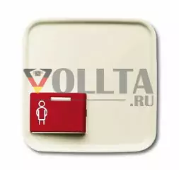 Busch-Jaeger 2548-022A-212 Duro2000 SI кнопка вызова, крышка, цвет: кремово-белый