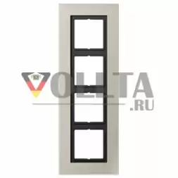 Jung LSP984ES LS plus рамка четверная цвет: благородная сталь