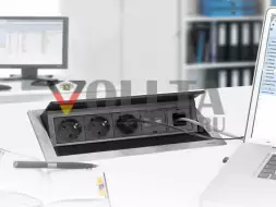 EVOline FlipTop Push M /Netbox /2x питания /1x RJ45 /VGA /Аудио /HDMI