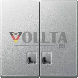 Schneider серия: Merten 437560 System M серийный выключатель крышка, цвет: алюминевый, тон: матовый