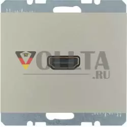 Berker 3315427004 Розетка High Definition из нержавеющей стали, лакированная Berker K.5