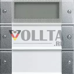 Gira 214226 KNX сенсорный кнопочный сет двойная, A plus цвет: алюминевый