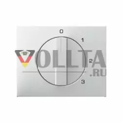 Berker 10877109 K1 Накладка с ручкой для трехступенчатого переключателя, с положением 0 цвет:полярная белизна, тон:глянец
