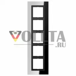 Jung LSP985GCR LS plus рамка пятерная цвет: полированный хром