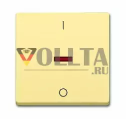 Busch-Jaeger 1788-815 Solo выключатель крышка, цвет: sahara
