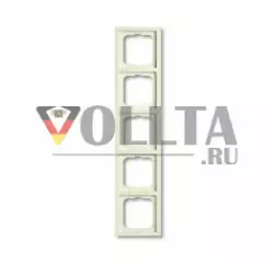 Busch-Jaeger 1725-182K Future linear, рамка пятерная цвет: саванна