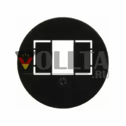 Berker 104001 Серия1930 TAE розетка крышка, цвет: черный, тон:глянец
