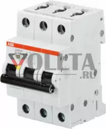 Автоматический выключатель ABB Stotz-Kontakt S203M-D16 D16A 3-полюсный, 10 кА, 2CDS273001R0161