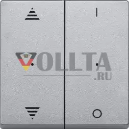 Schneider серия: Merten 625760 System M KNX Клавиша для модуля, крышка, цвет: алюминевый, тон: матовый