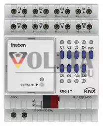 Theben 4930200 RMG8T 8-ой  переключатель четверной активатор жалюзиMIX2