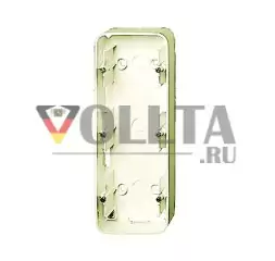 Busch-Jaeger 1703-212 корпус для поверхностного монтажа, 3-х канальный корпус белый