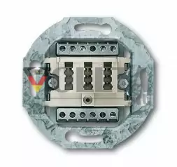 Busch-Jaeger 0242/02 TAE Телефон Компьютерная розетка, цвет: кремово-белый