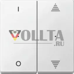 Merten 625619 System M KNX Клавиша для модуля, крышка, цвет:полярная белизна, тон: матовый