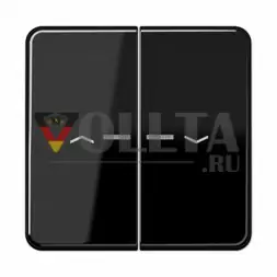 Jung CD595KO5PSW CD500 KNX кнопка, клавиша крышка, цвет: черный