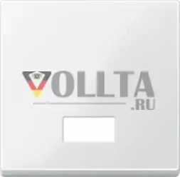 Merten 432819 System M контрольный выключатель / контрольная кнопка крышка, цвет:полярная белизна, тон:глянец