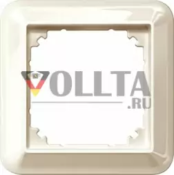 Schneider серия: Merten 388144 Atelier-M рамка 1-я, цвет: кремово-белый, тон:глянец