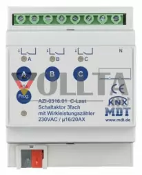 MDT AZI-0316.01 переключатель,3 группы,