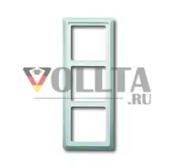 Busch-Jaeger 2103-34 рамка крышки, 3-сторонняя рамка альпийский белый