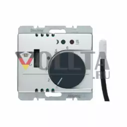 Berker 20349004 Arsys Терморегулятор пола, замыкающий контакт цвет: благородная сталь