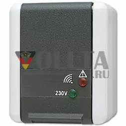 Jung 821UFW WG800 SCHUKO-розетка 16А, цвет:антрацит