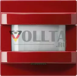 Gira 066143 S-Color System2000 датчик движения, крышка, комфорт цвет: красный, тон:глянец