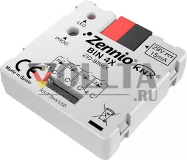 Zennio ZIO-BIN4X Модуль KNX универсальный, 4 Бинарные входы