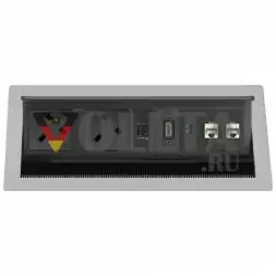 EVOline FlipTop Push Multimedia L / Netbox / 2-кратная мощность (британский стандарт)