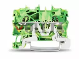 Wago 2002-1207 2-проводная клемма для защитного провода 2,5qmm gr?n-gelb