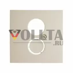 Berker 11968982 S1 Динамик-розетка  крышка, 1-я, цвет: кремово-белый, тон:глянец