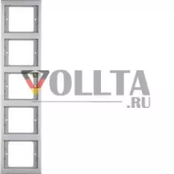 Berker 13537004 рамка из нержавеющей стали Berker K.5