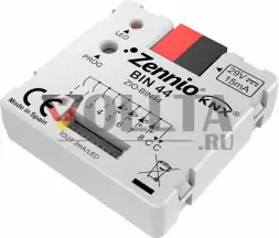 Zennio ZIO-BIN44 Модуль KNX универсал , 4 дискретные  выходы 4 LED выхода(ов)