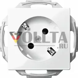 Schneider серия: Merten MEG2370-0319 System M SCHUKO-розетка 16А, цвет:полярная белизна, тон:глянец