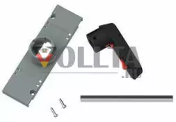 ABB Stotz-Kontakt OTDV250EK, прямая ручка черного цвета 65 мм, включая маркировку вала и крышки Test-0 OFF-1 ON, 1SCA127390R1001