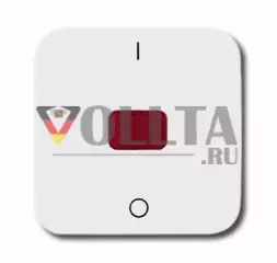 Busch-Jaeger 2508-214 Reflex SI, управляющий переключатель, крышка, без удерживающего элемента цвет: альпийский белый