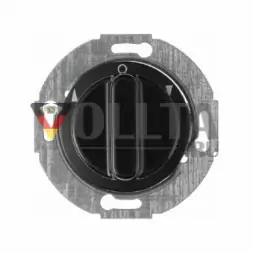 Berker 381201 Серия1930 Жалюзи-поворотный переключатель 10А, двухполюсной цвет: черный, тон:глянец