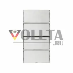 Berker 75164780 S1 KNX сенсорный комфорт четверная  для белый/цвет:полярная белизна цвет: кремово-белый, тон:глянец