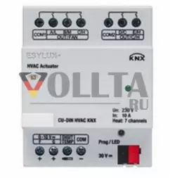 ESYLUX EC10430503 HLK-Aktor 5 канальный CU-DIN HVAC KNX