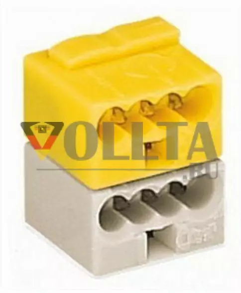 Wago 243-212 KNX EIB Шинный соединитель - 50 шт.  цвет:серый-желтый