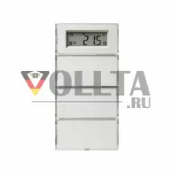 Berker 75663780 S1 сенсорный Регулятор температуры помещения,3 группы, для белый/цвет:полярная белизна цвет: кремово-белый, тон:глянец