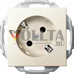 Schneider серия: Merten MEG2370-0444 System M SCHUKO-розетка 16А, цвет: кремово-белый, тон: матовый