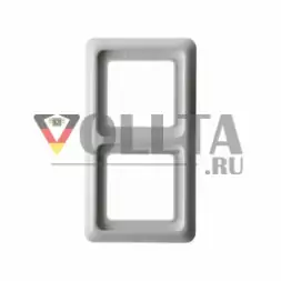 Berker 132909 WG UP рамка двойная,  цвет:полярная белизна, тон:глянец