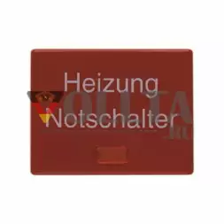 Berker 14880062 Arsys отопление аварийный выключатель крышка, цвет: красный, тон:глянец