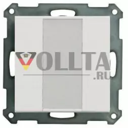 MDT BE-TA5502.G1 кнопка, клавиша двойная, цвет:чисто белыйглянцевый