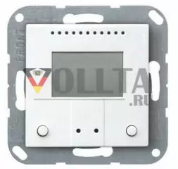 Elsner 70358 KNX T-B-UP температурный сенсор c Dipslay кнопкибелый, тон: блестящий